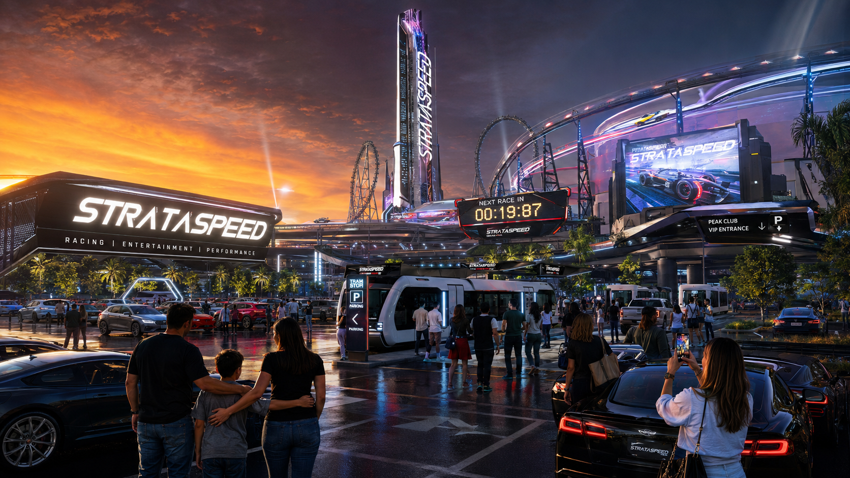 StrataSpeed parking arrival concept